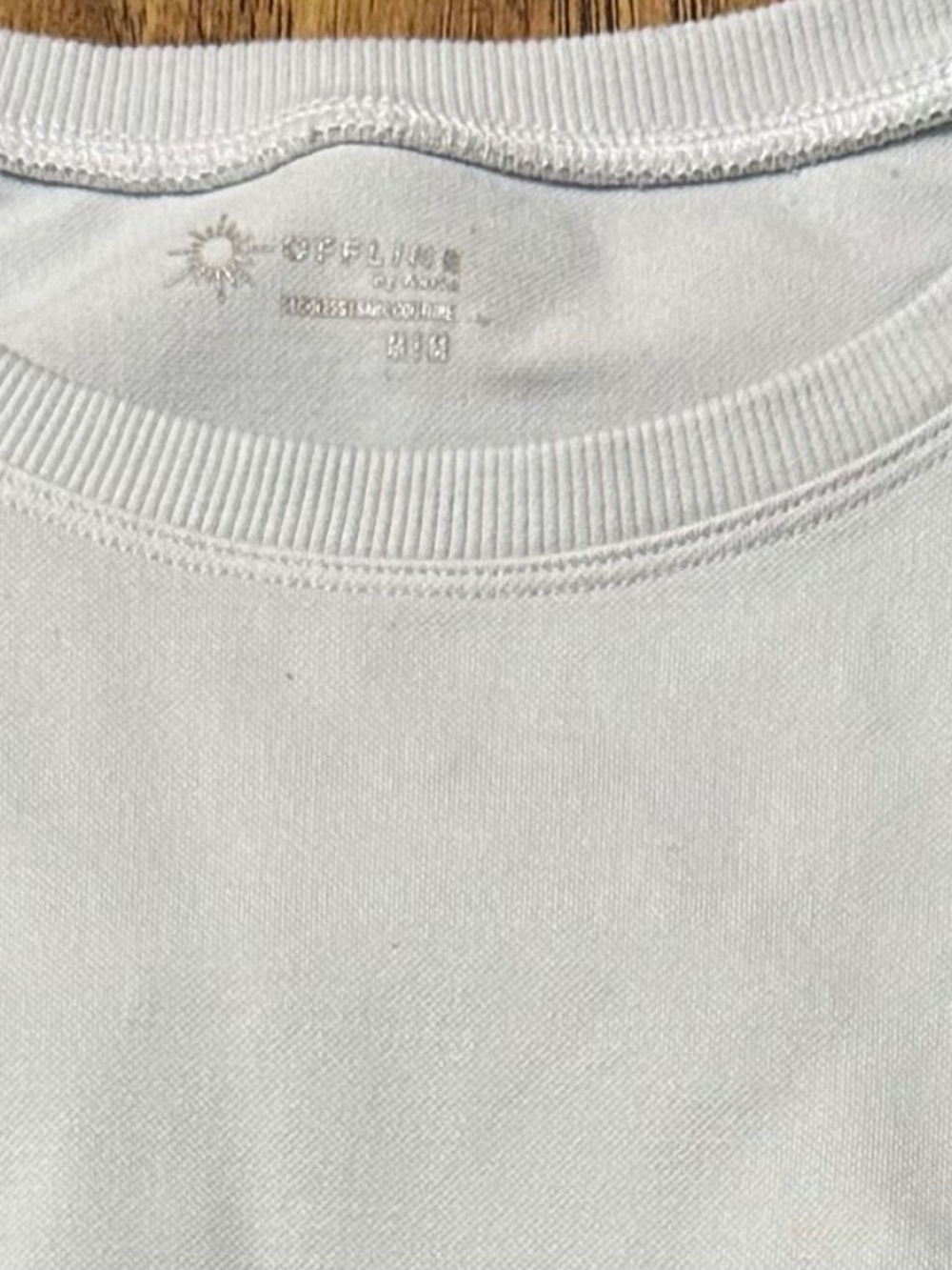 Offline by Aerie Women's Athletic Crop Long Sleeve Shirt Light Blue Size Medium - Picture 4 of 9